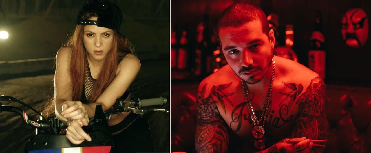 Shakira y J Balvin buscarán ser los mejores en el Latin Billboard