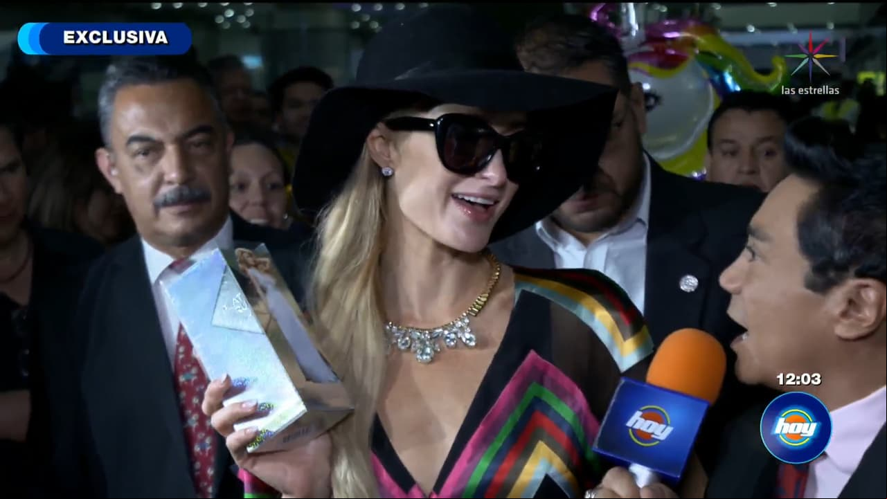 A su llegada a México, Paris Hilton revela detalles de su boda