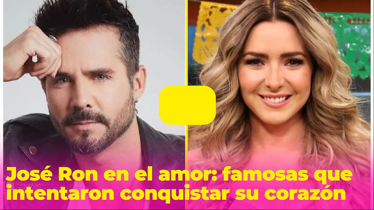 ¿Quién dejó a José Ron antes de llegar al altar? Estas famosas intentaron conquistar su corazón