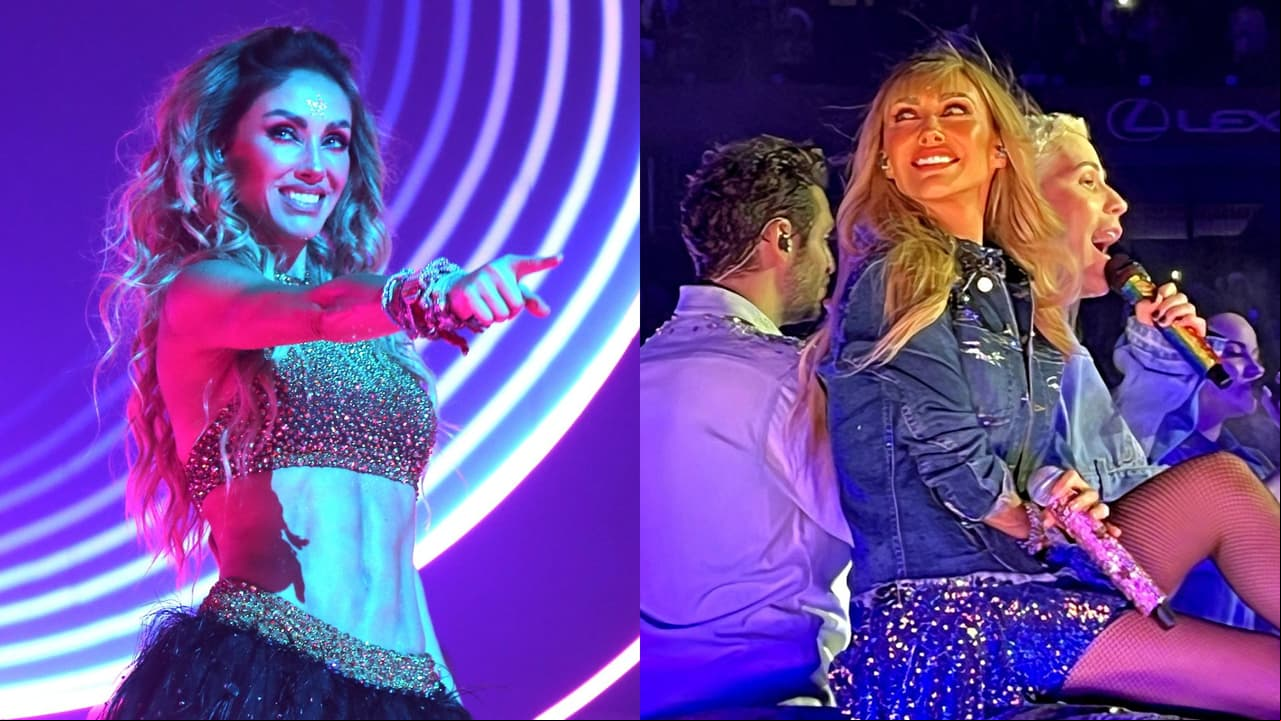 Anahí disfruta al máximo todos los conciertos de RBD.