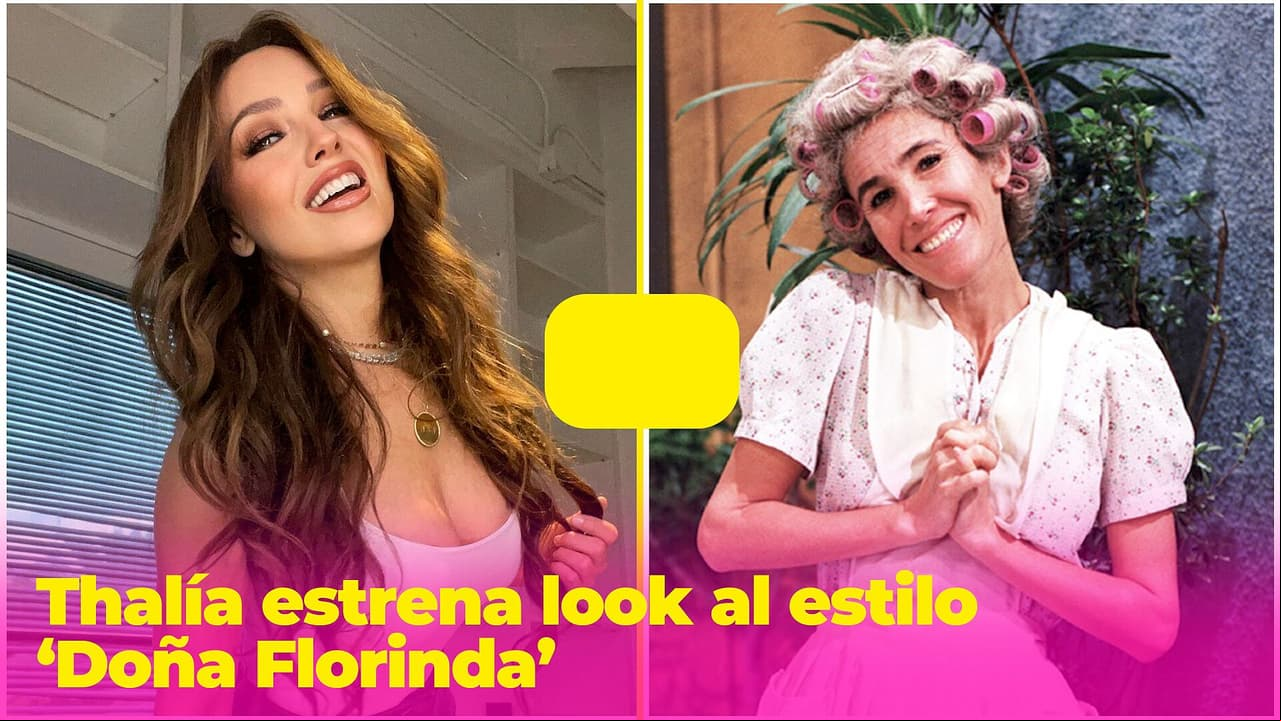 Thalía estrena look al estilo ‘Doña Florinda’ y asegura que quedó muy “linda” con su nuevo flequillo