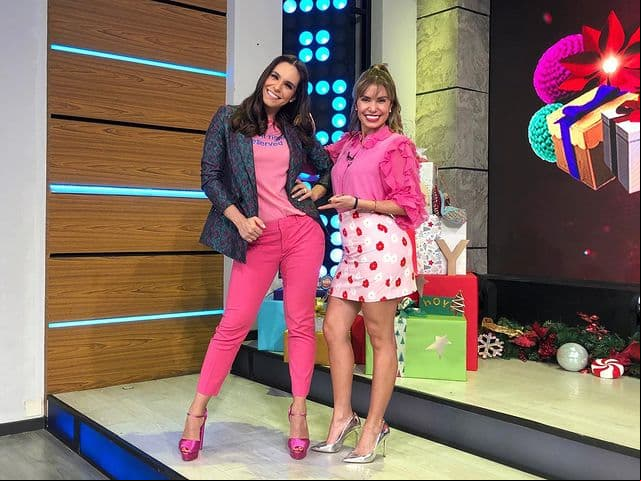 Tania Rincón y Andrea Escalona muestran gran química en el programa Hoy