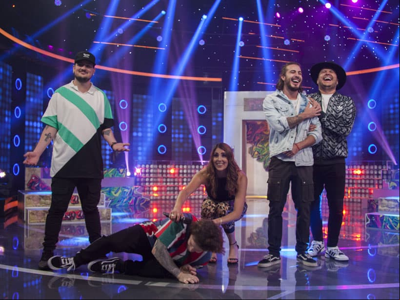 Joely los entrevistó y la agrupación se divirtió a lo grande durante el programa.