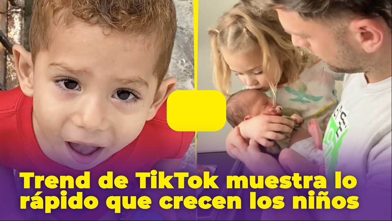 Este trend de TikTok muestra lo rápido que crecen los niños: "Nadie está preparado para esto"