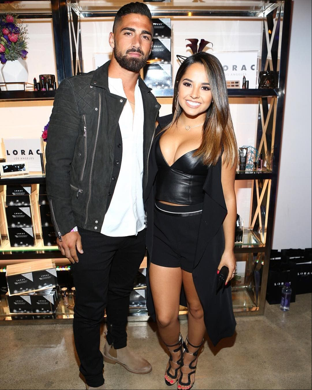 La pareja lleva más de dos años de relación.