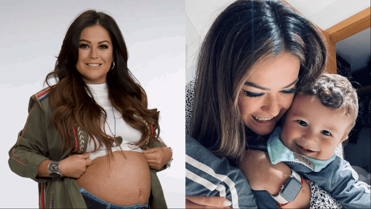 Mariana Echeverría luce irreconocible tras cambiar de look en pleno embarazo: así presume, por fin, la carita de su bebé