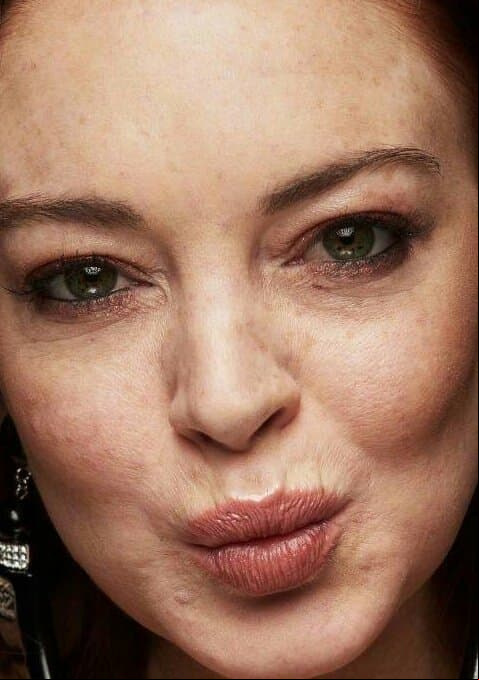En redes sociales criticaron el aspecto de la actriz Lindsay Lohan, quien a juicio de sus detractores, ¡parece una mujer de 60 años!