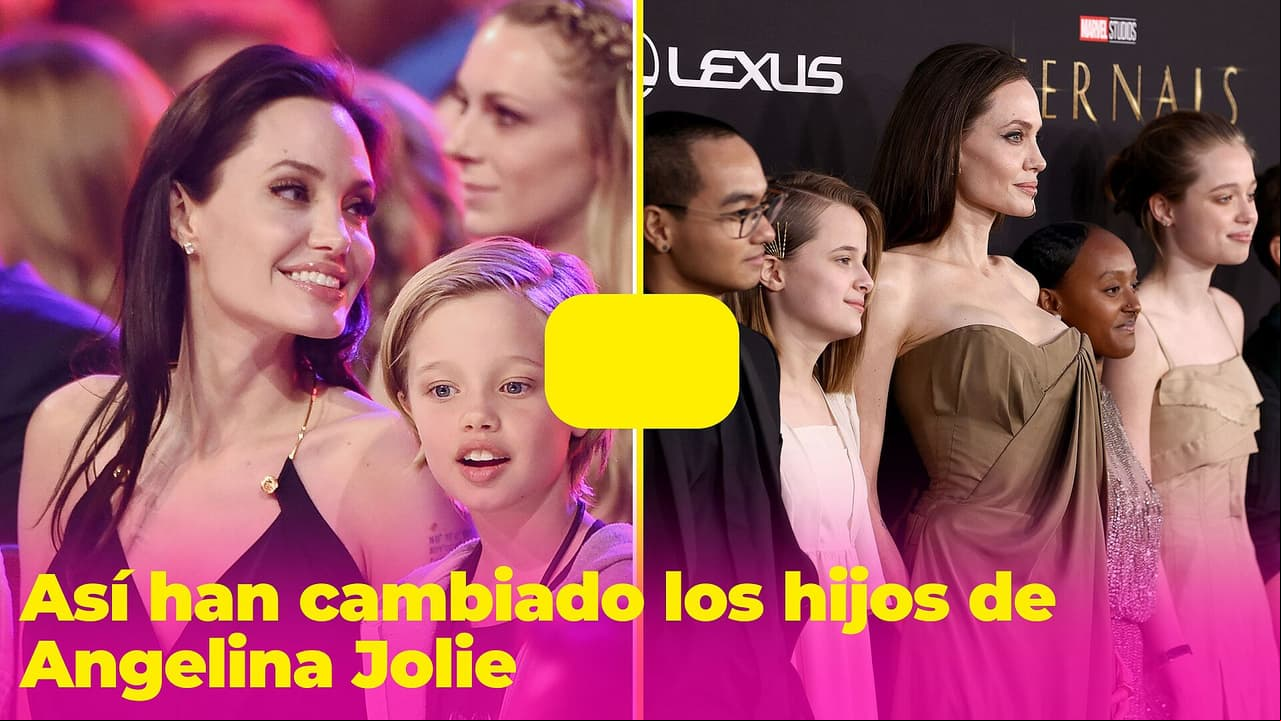 Así han cambiado los hijos de Angelina Jolie, ¡son todos unos adolescentes!