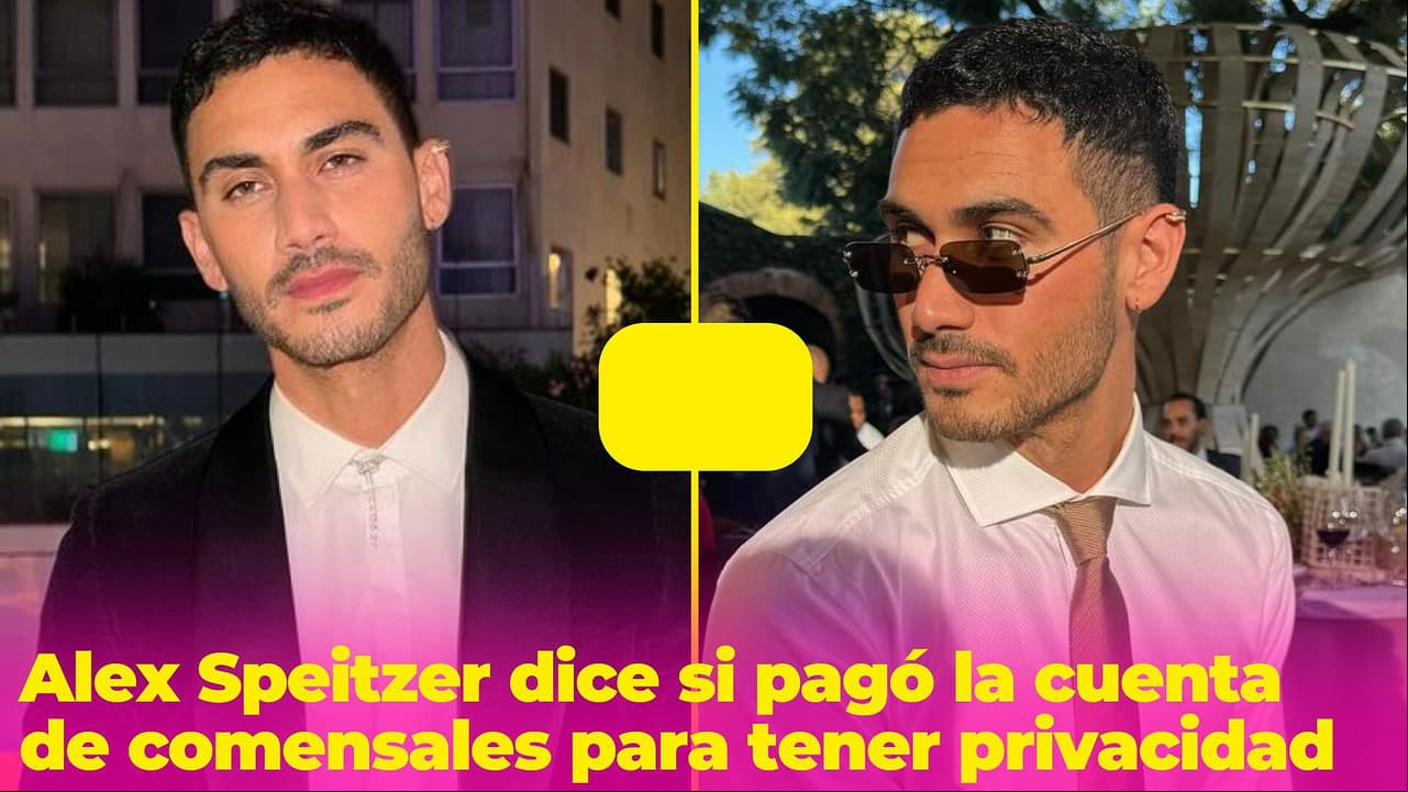 ¿Alex Speitzer pidió que cerraran un restaurante para tener privacidad mientras cenaba?