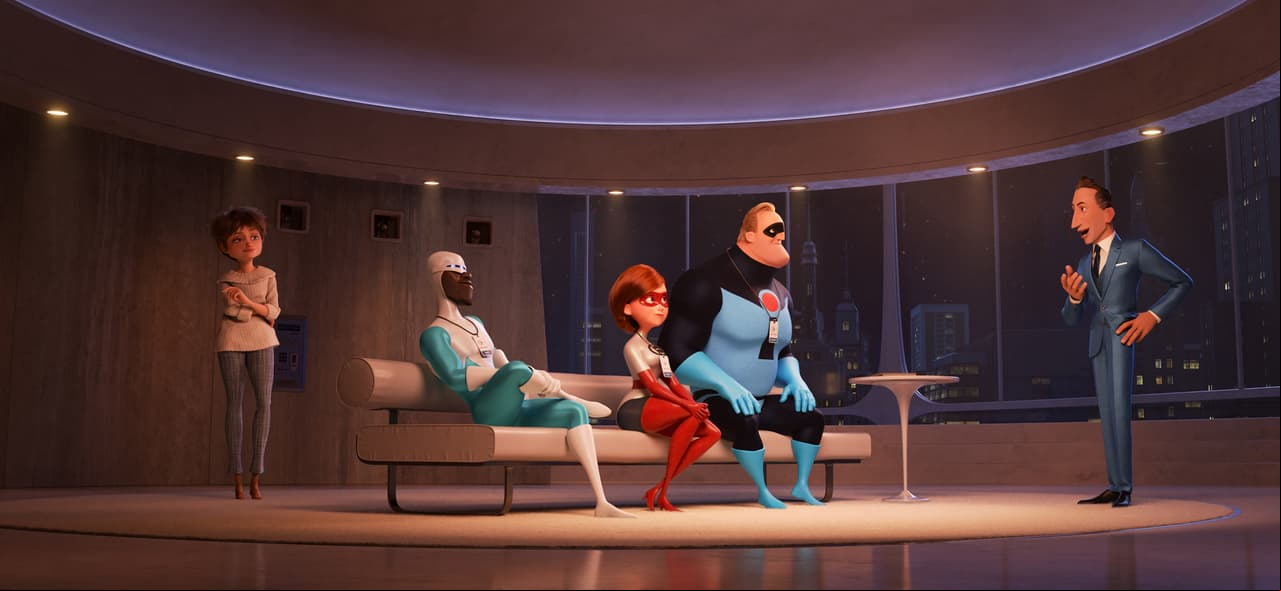 'Mr. Increíble', 'Elastigirl' y 'Frozono' en 'Los Increíbles 2'