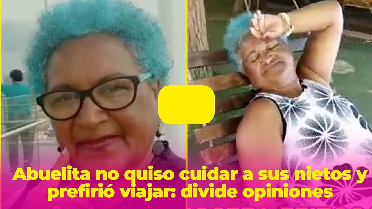 Abuelita no quiso cuidar a sus nietos y prefirió viajar: algunos la critican y otros la apoyan