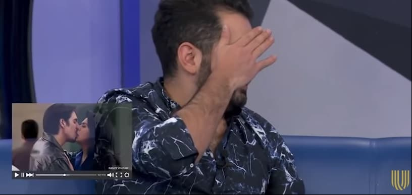 José Eduardo reacciona al apasionado beso de Victoria Ruffo y Mauricio Ochmann en telenovela