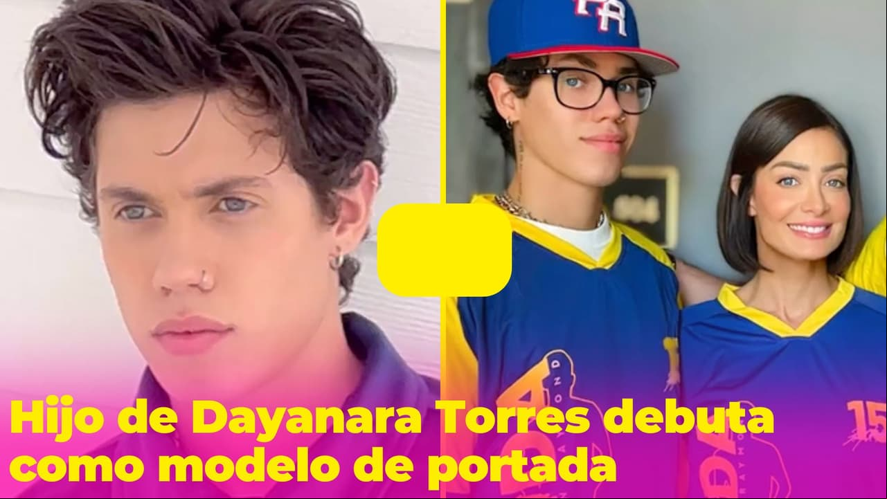 Hijo de Dayanara Torres debuta como modelo de portada y ella no se queda callada: así reacciona