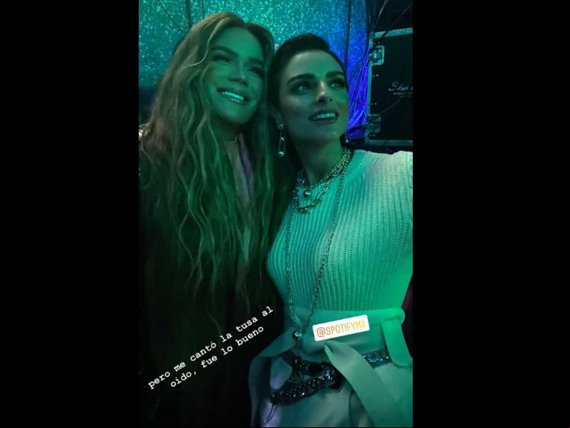 Aislinn Derbez impacta en redes al bailar al ritmo de ‘Tusa’ y por presumir su encuentro con Karol G
