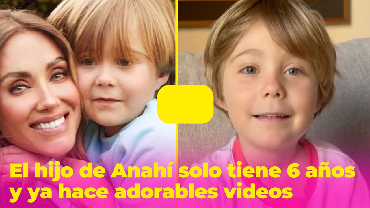 El hijo de Anahí tiene solo 6 años y ya le hace adorables videos: “La guardo en mi corazón”