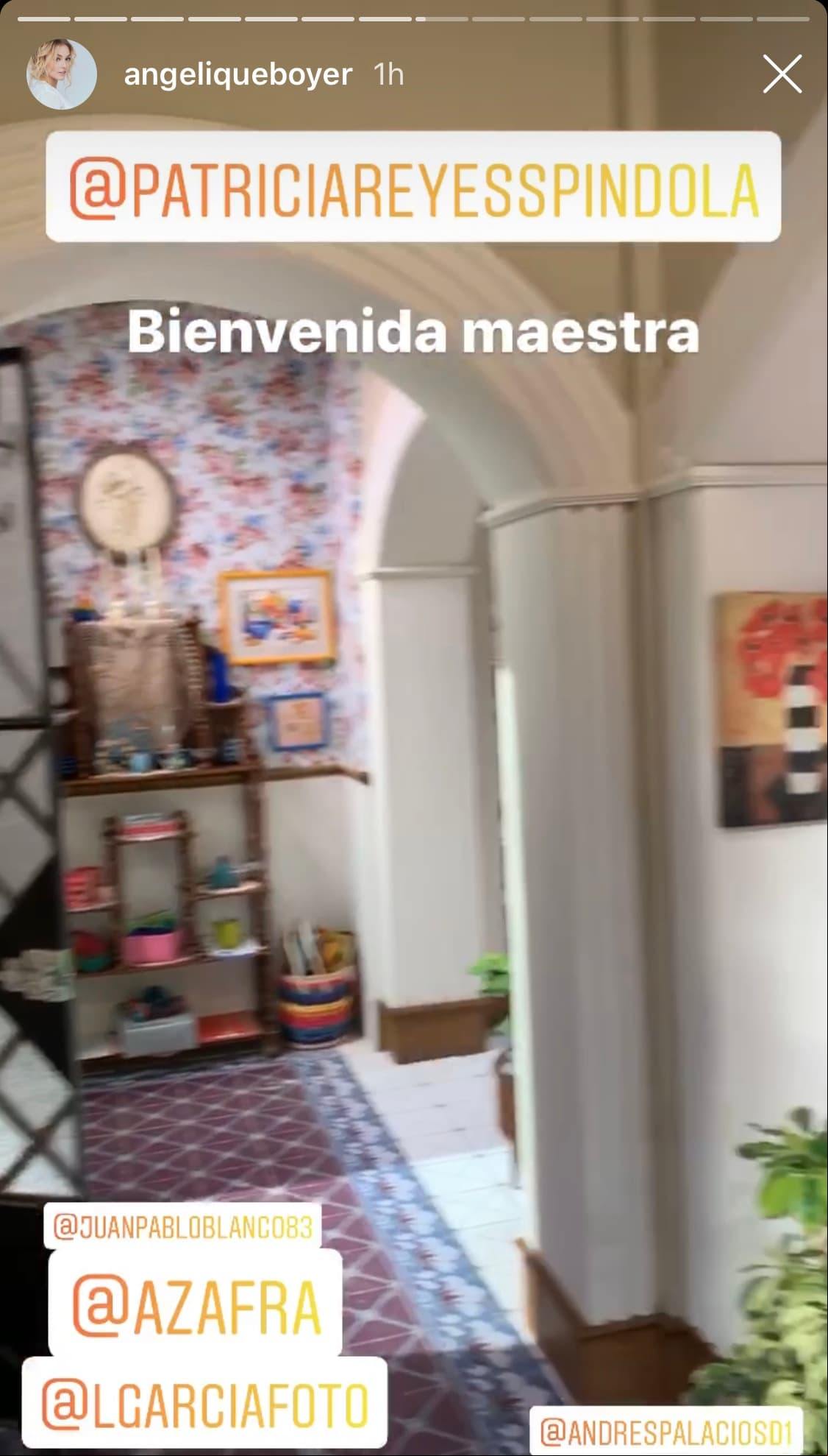 Angelique Boyer le da la bienvenida a Patricia Reyes Spíndola