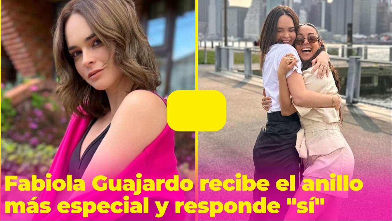 Fabiola Guajardo recibió un anillo de compromiso de una mujer muy especial: "Dije que sí"