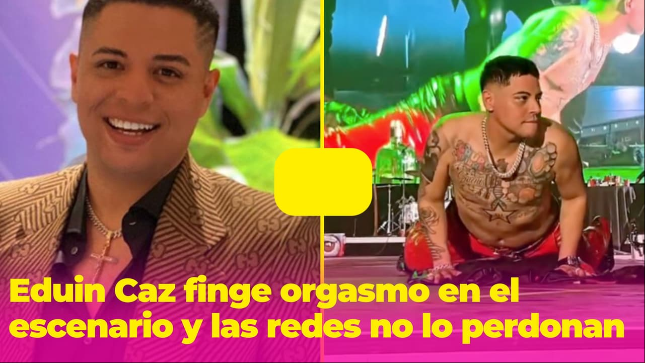 Le dicen a Eduin Caz que sin Daisy Anahy "está fuera de control": fingió un orgasmo en pleno concierto