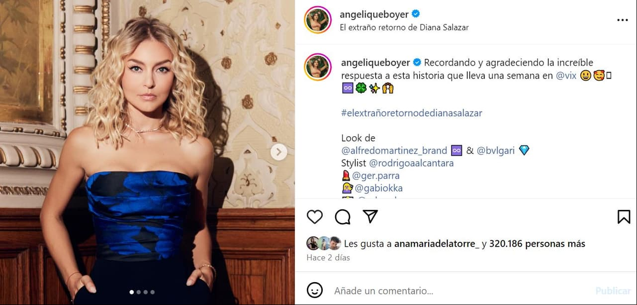 Captura Instagram Angelique Boyer