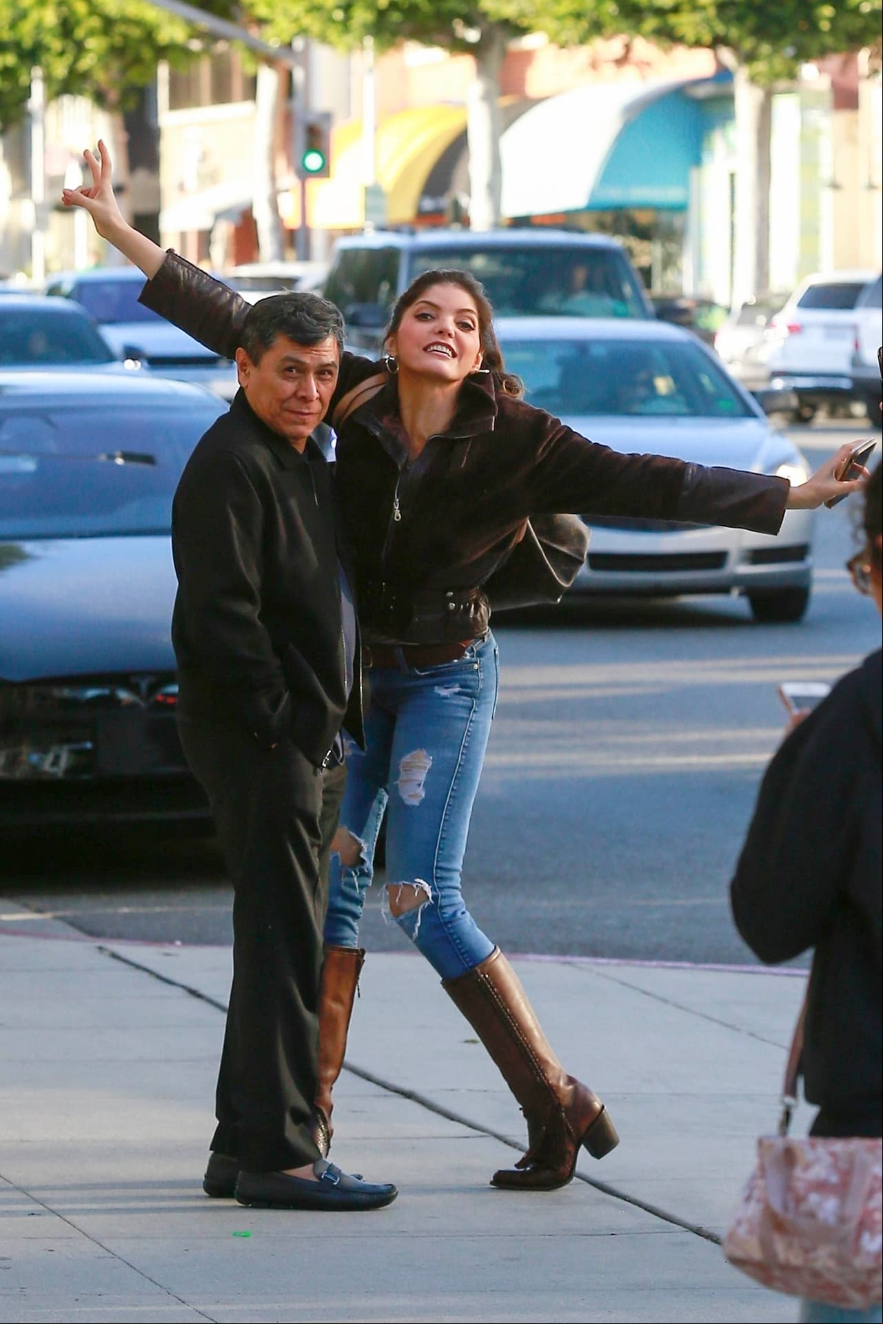 ¡La paparazzearon!