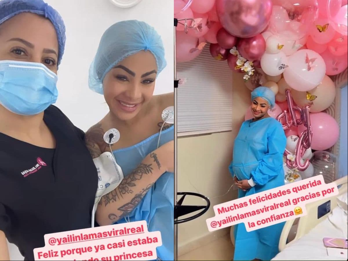 Yailin le dio la bienvenida a su hija Cattleya este 13 de marzo.