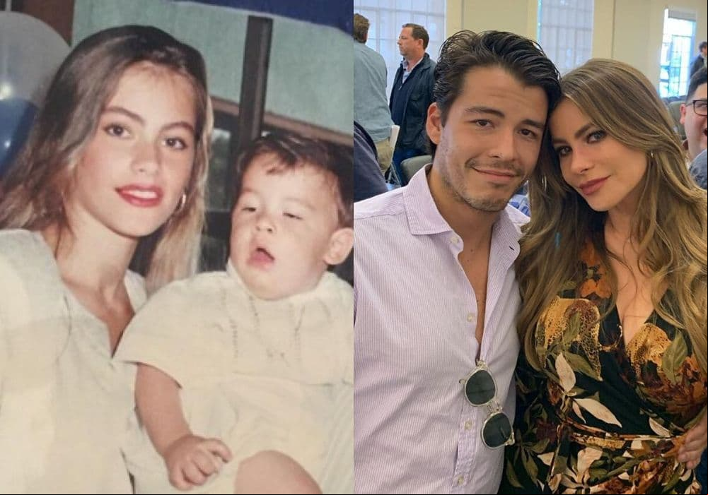 Sofía Vergara tuvo a su primogénito Manolo cuando ella tenía tan solo 19 años. El joven es fruto del matrimonio de la colombiana con Joe González, de quien la actriz se separó en 1993.
