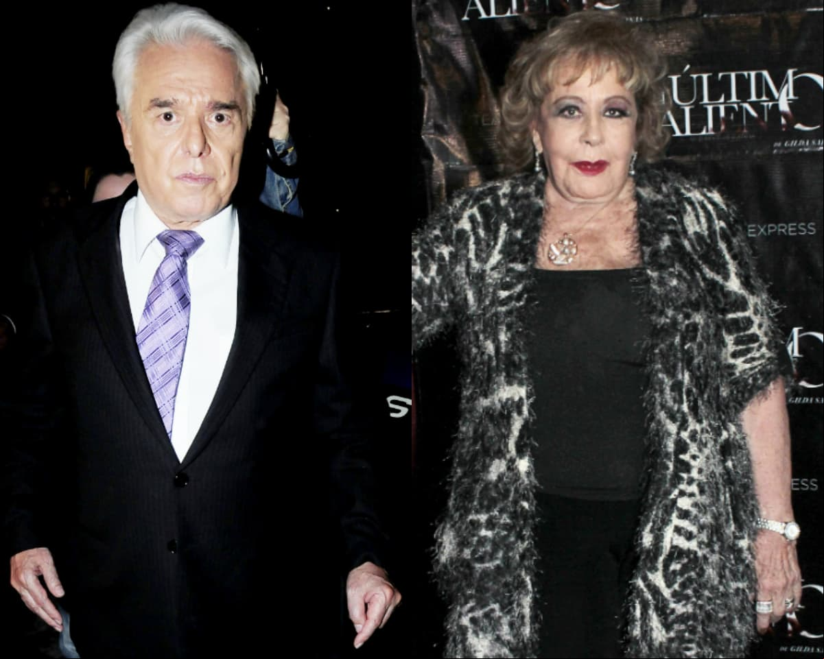 Tras polémica, Silvia Pinal y Enrique Guzmán se reencuentran