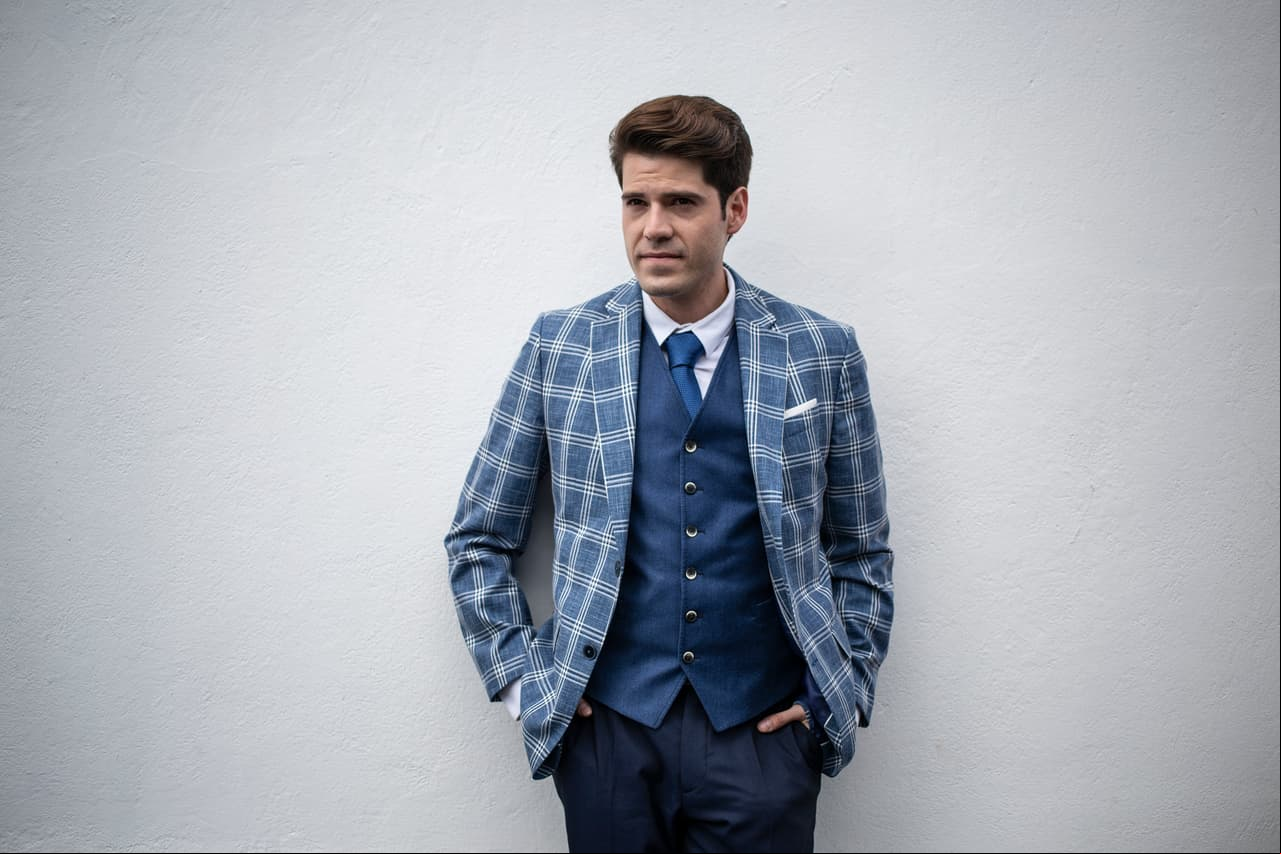 Otro de los galanes presentes en la ceremonia fue Nacho Ortiz, 'Oscar' en la telenovela.