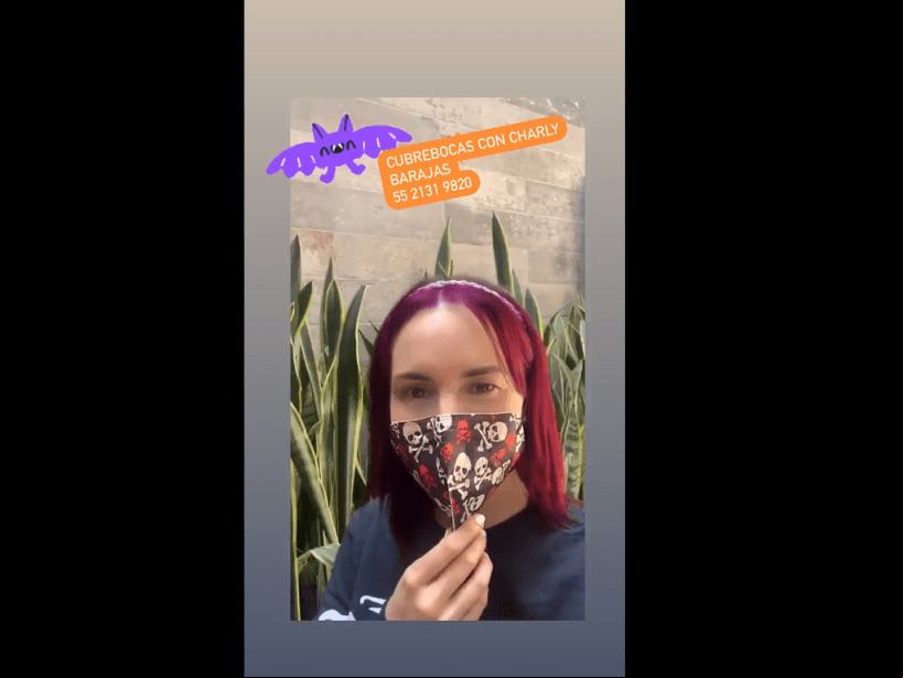 Al mismo tiempo, la actriz que da vida a ‘La Nena’ en Una familia de diez dejó ver cómo luciría si su cabello fuera de color rosa. “Yo ya estoy en mood de Halloween, ya es octubre”, señaló.
