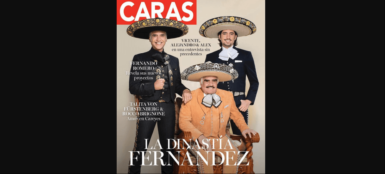 A finales de ese año, por primea vez protagonizó una portada de revista junto a su hijo y nieto, volviéndose viral. “El amor que une a mi familia es más grande que cualquier otro que haya conocido. Nuestras tradiciones, nuestra música, nuestro bagaje y nuestras historias nos permiten vivir juntos el amor a México. Gracias a la revista Caras por compartir este momento tan especial que viví al lado de dos de las personas más importantes para mí. Los amo”.