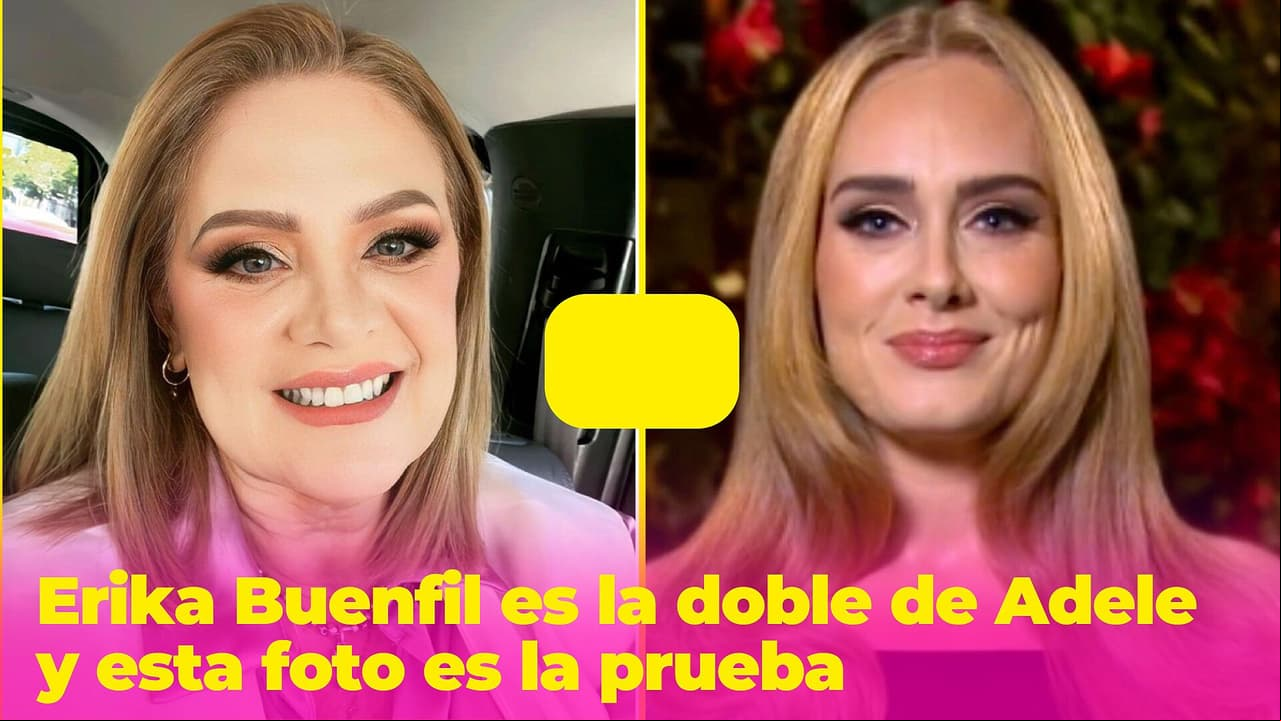 Ericka Buenfil es la doble latina de Adele y esta foto lo demuestra