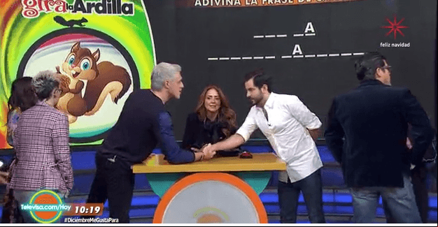 Lisardo demuestra cómo le gira la ardilla