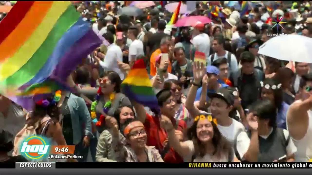 Así transcurrió la Marcha del orgullo LGBTTTI
