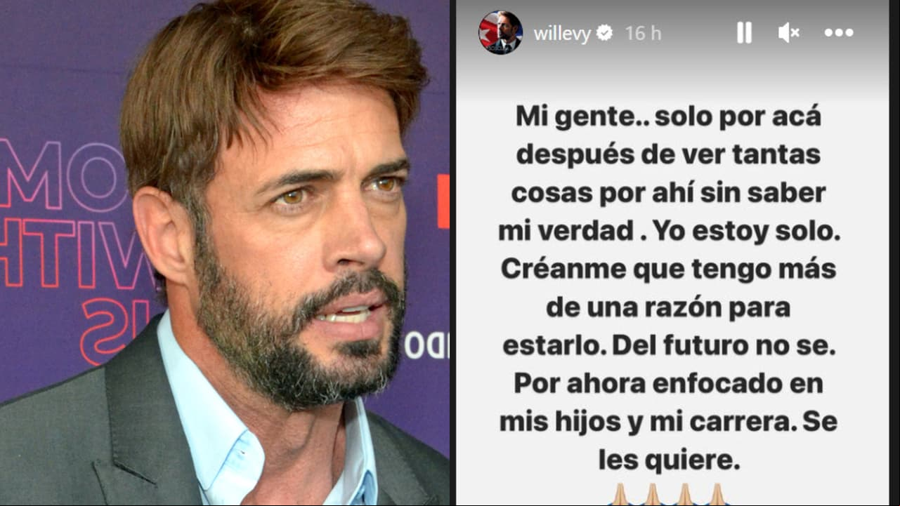 Este es el mensaje con el que William Levy confirmaría su soltería.