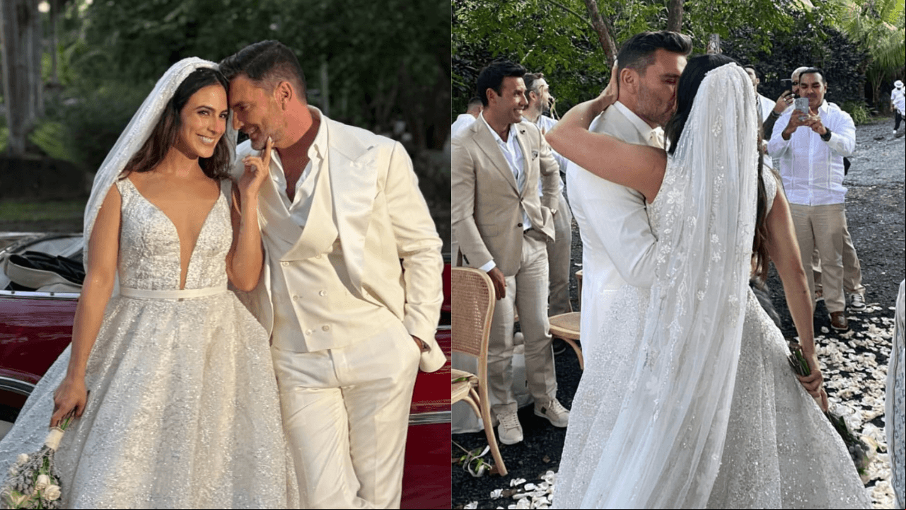 Hijos de Julián Gil hacen llorar a Valeria Marín en plena boda: esto fue lo que pasó 