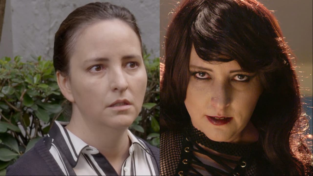 En 'El aroma de las rosas', Ana se convierte en 'La mujer de la gabardina', su doble personalidad con la que asesina personas.