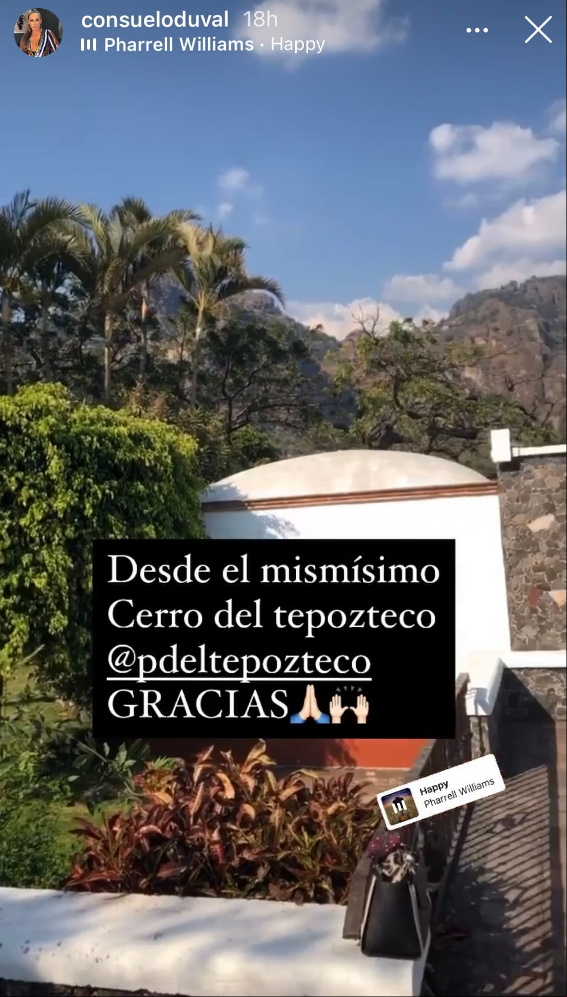 La encargada de mostrar el espectacular lugar donde se hospedaron fue Consuelo Duval, quien publicó una imagen en sus historias, enseñando la vista.