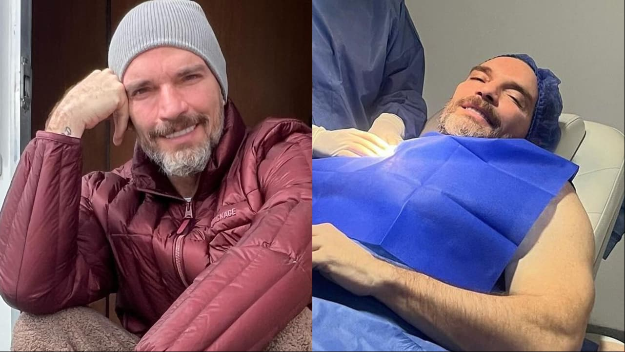 Julián Gil fue diagnosticado en 2022 con cáncer de piel.