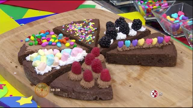 Receta: Pizza brownie