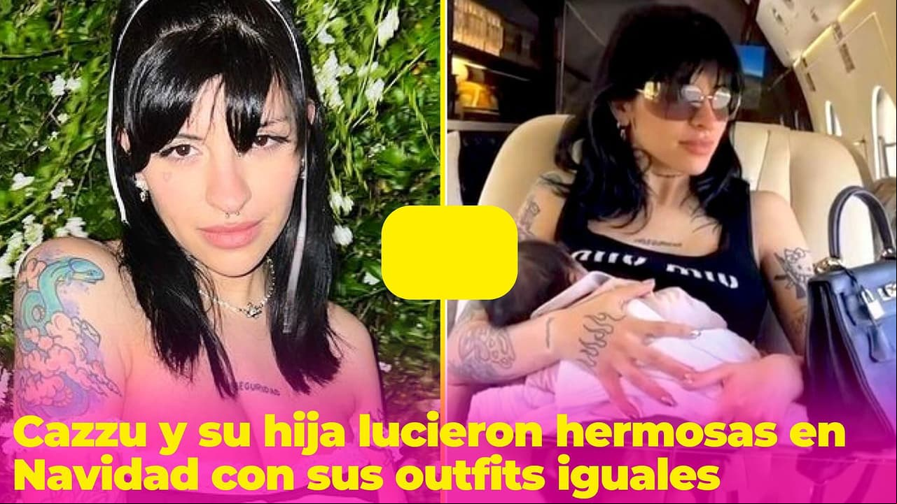 Cazzu y su bebé se vistieron igual en Navidad y causaron furor: "Las dos se ven preciosas"