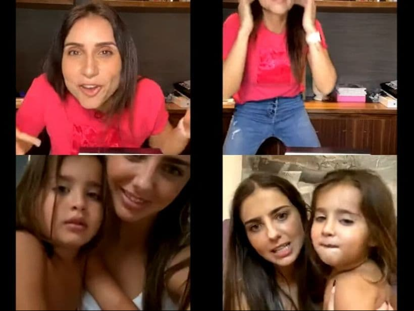Marcelo, hijo de Michelle Renaud, interrumpió de la forma más tierna una entrevista de su mamá