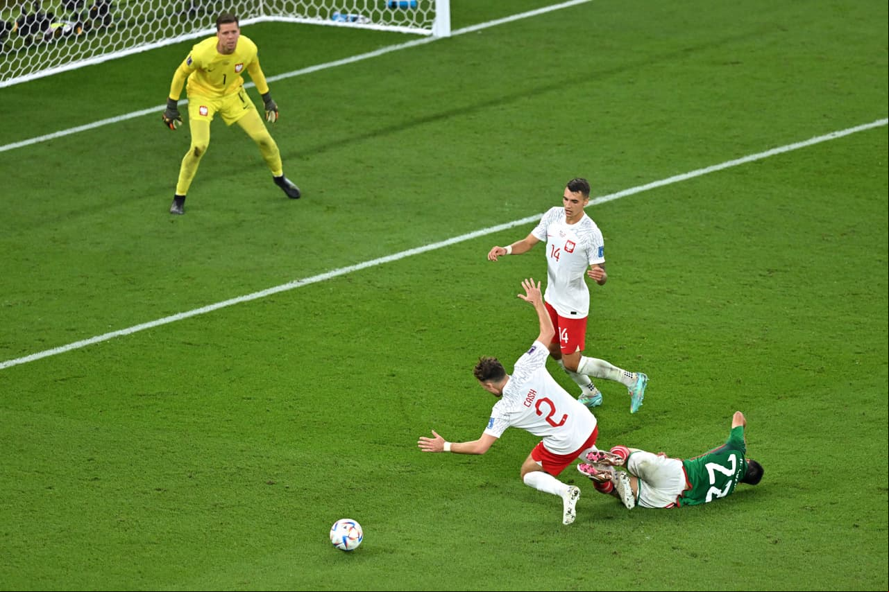 México empato sin goles frente a Polonia en su debut mundialista