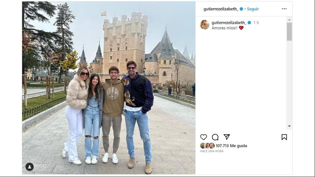 Elizabeth Gutiérrez mostró que está con William Levy y los hijos que comparten, Christopher y Kailey.