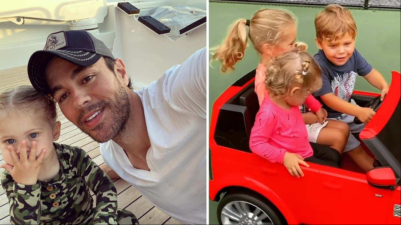 Hijo de Enrique Iglesias roba miradas al conducir lujosa camioneta; sus hermanas son las más divertidas