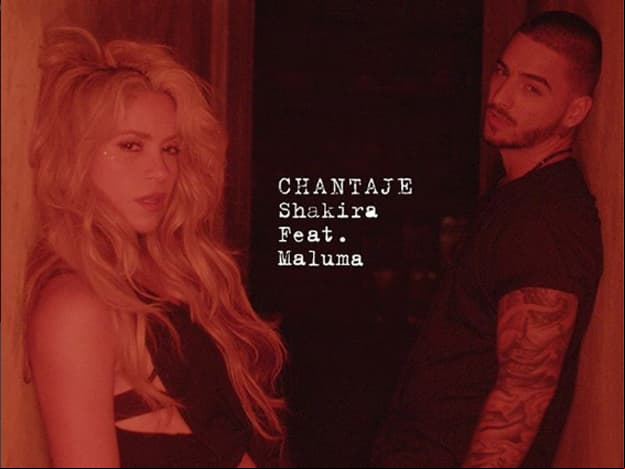 ¡Shakira presume imagen de su nuevo sencillo con Maluma!