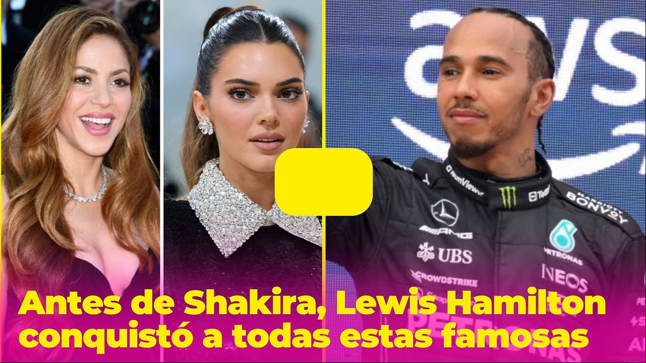Antes de Shakira, Lewis Hamilton conquistó a varias famosas: Rihanna, una de las Kardashian y más