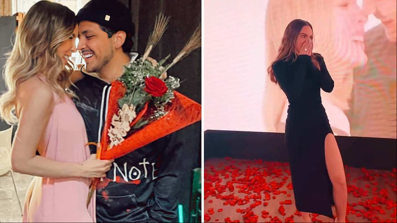 Belinda casi rompe en llanto por romántica sorpresa de Christian Nodal y se vuelve viral