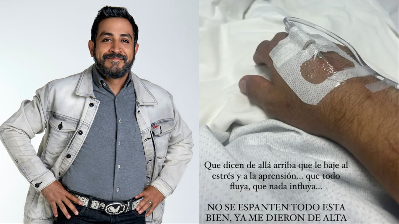 Luis Fernando Peña compartió una fotografía desde el hospital.