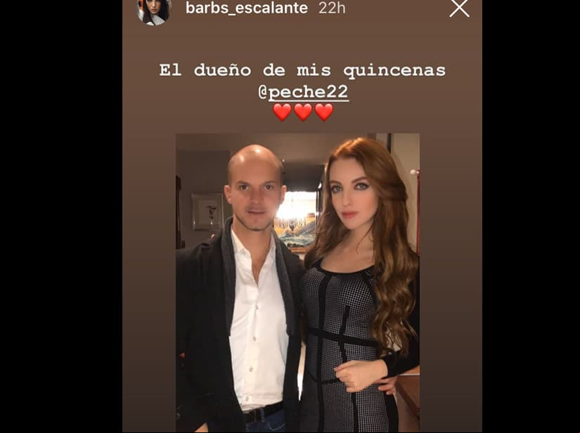 Bárbara Escalante y Pedro Echenique.