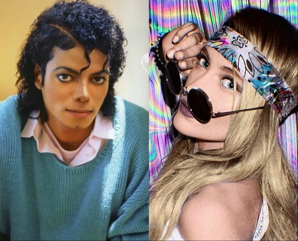 Graffitean la estrella de Michael Jackson y su hija la despinta